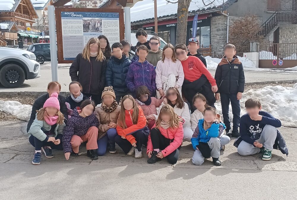 Classe de neige inoubliable pour les CM1/CM2 !